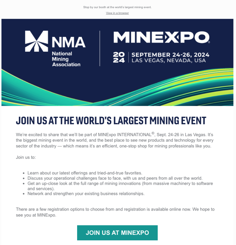 Exhibitor Toolkit MINExpo INTERNATIONAL • MINExpo INTERNATIONAL